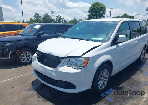 2016 Dodge Grand Caravan Se Plus z USA, uszkodzony, nr VIN 2C4RDGBG0GR348248